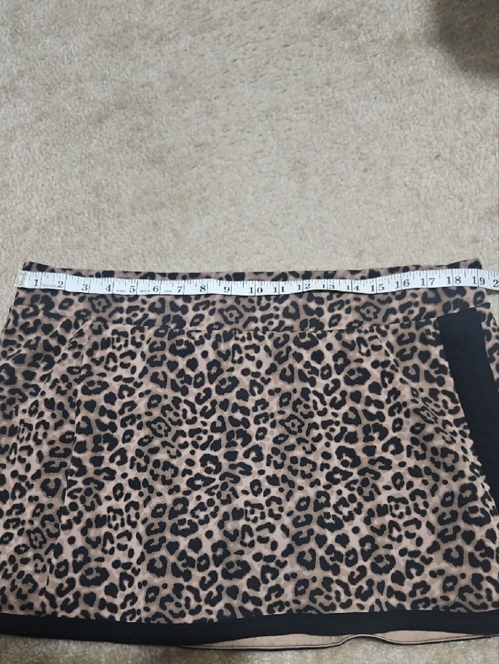 JoyLab Leopard Print Skort with Black Trim Size XXL (18-20) - Picture 11 of 11